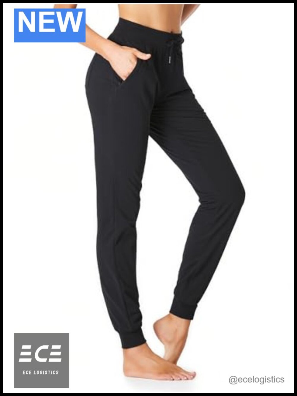 Tall Women's Lightweight Cotton Joggers Sweatpants Lounge Running Workout